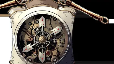 Illustration officielle de l’Orbment : l’appareil orbal en forme de montre de gousset, engrenage central visible